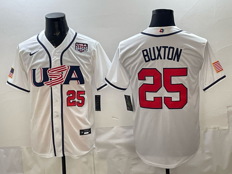 Men 2026 World cup white MLB Nike jersey 0066